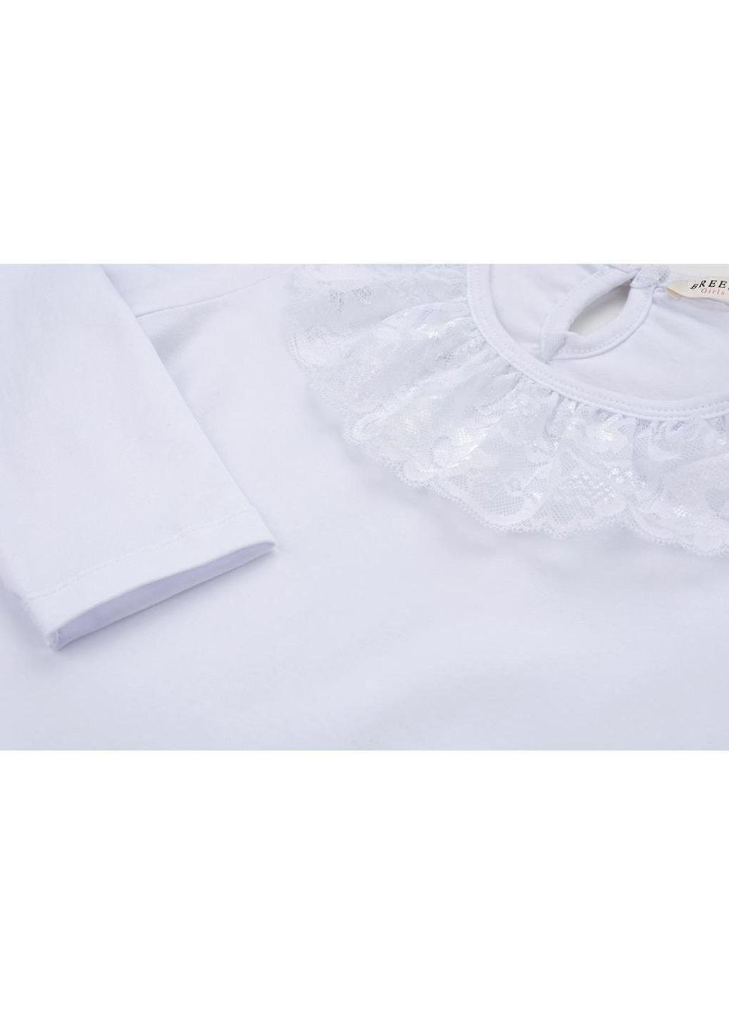 Кофта з мереживом (11179-128G-white) Breeze (251313401)