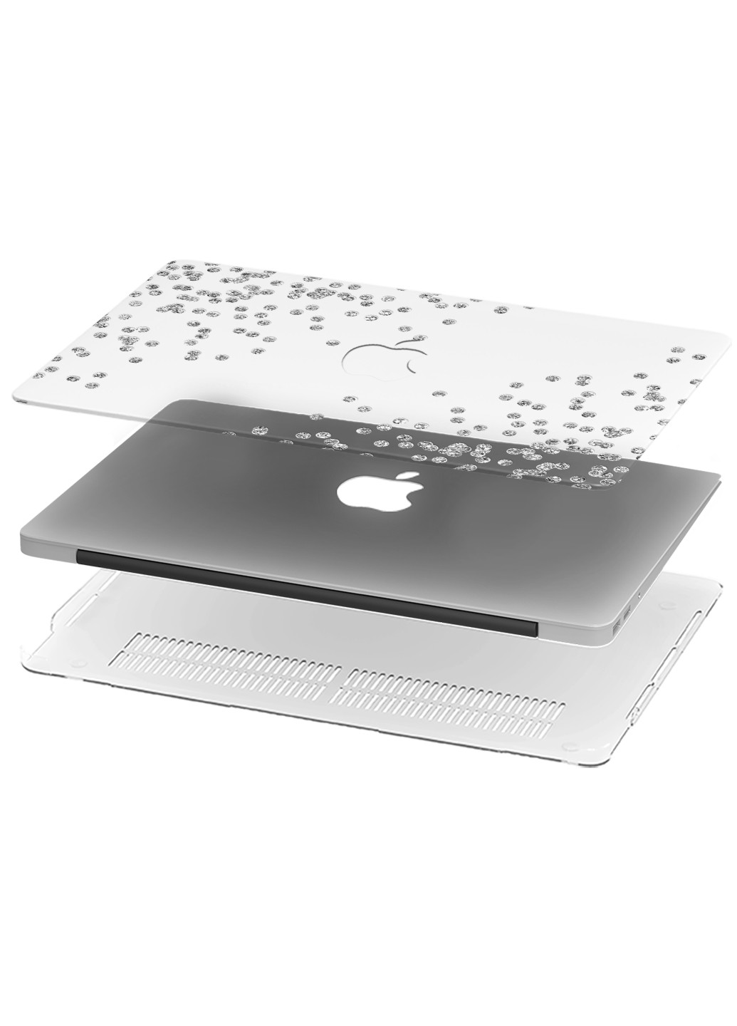 Чехол пластиковый для Apple MacBook Pro Retina 13 A1502 / А1425 Стразы (Rhinestones) (6352-1765) MobiPrint (218508584)