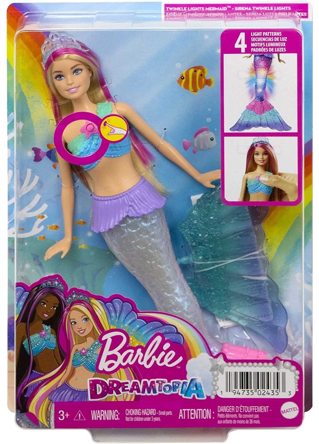 Лялька Barbie Dreamtopia Райдужна русалочка Дрімтопія (HDJ36) Mattel (255665053)