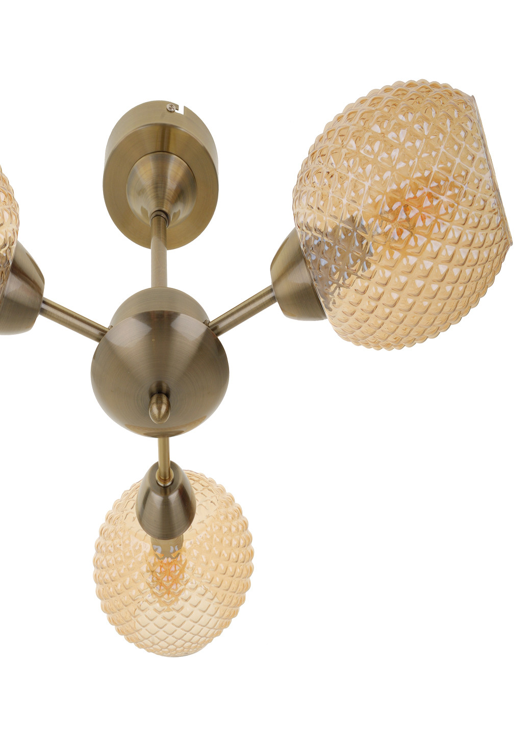 Люстра с покрытием латунь на 3 лампочки LK-721S/5 E14 AB Brille (251891763)