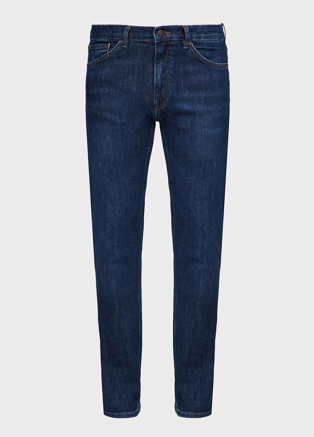 Темно-синие демисезонные зауженные джинсы Gant