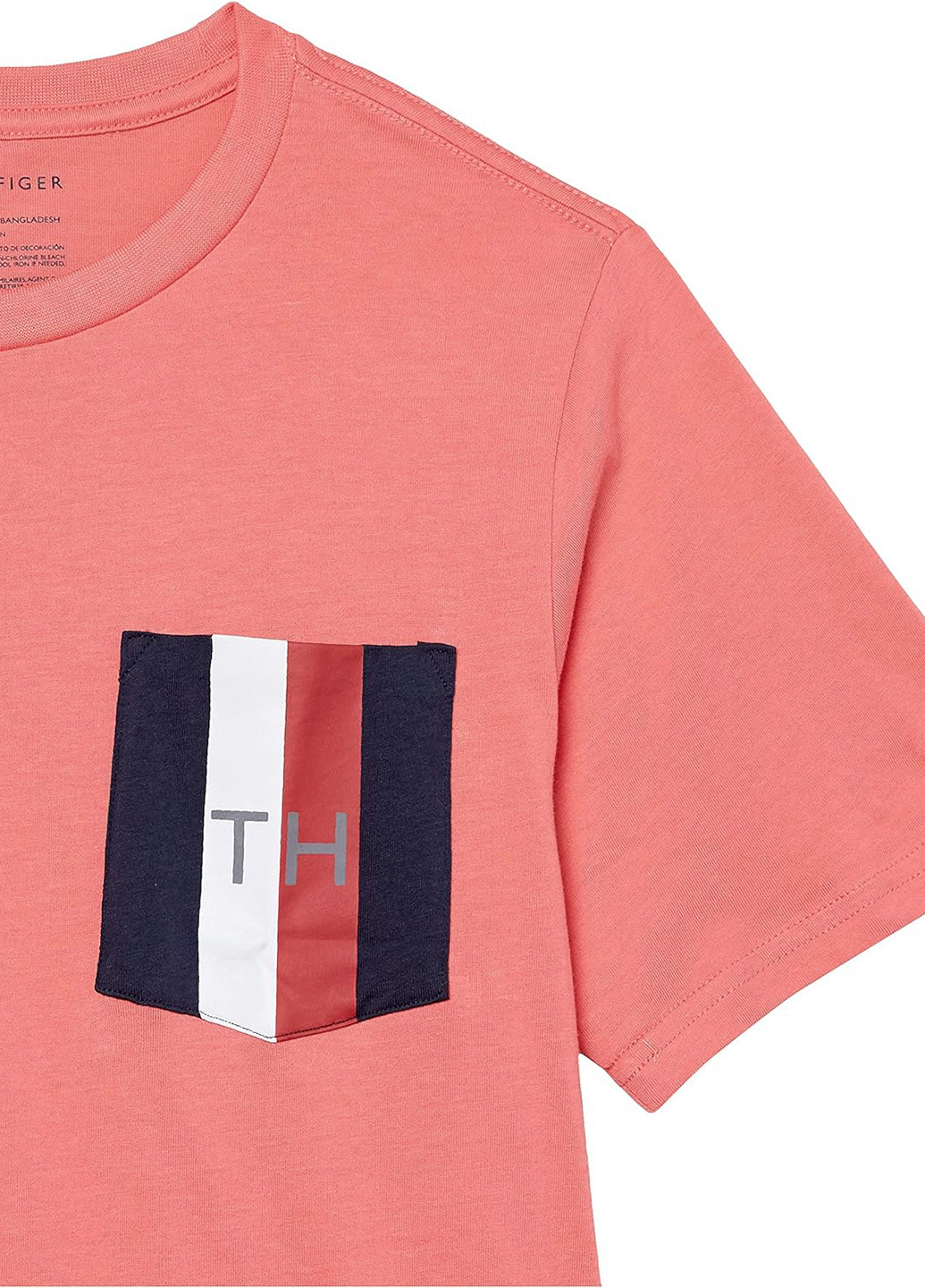 Лососева літня футболка Tommy Hilfiger