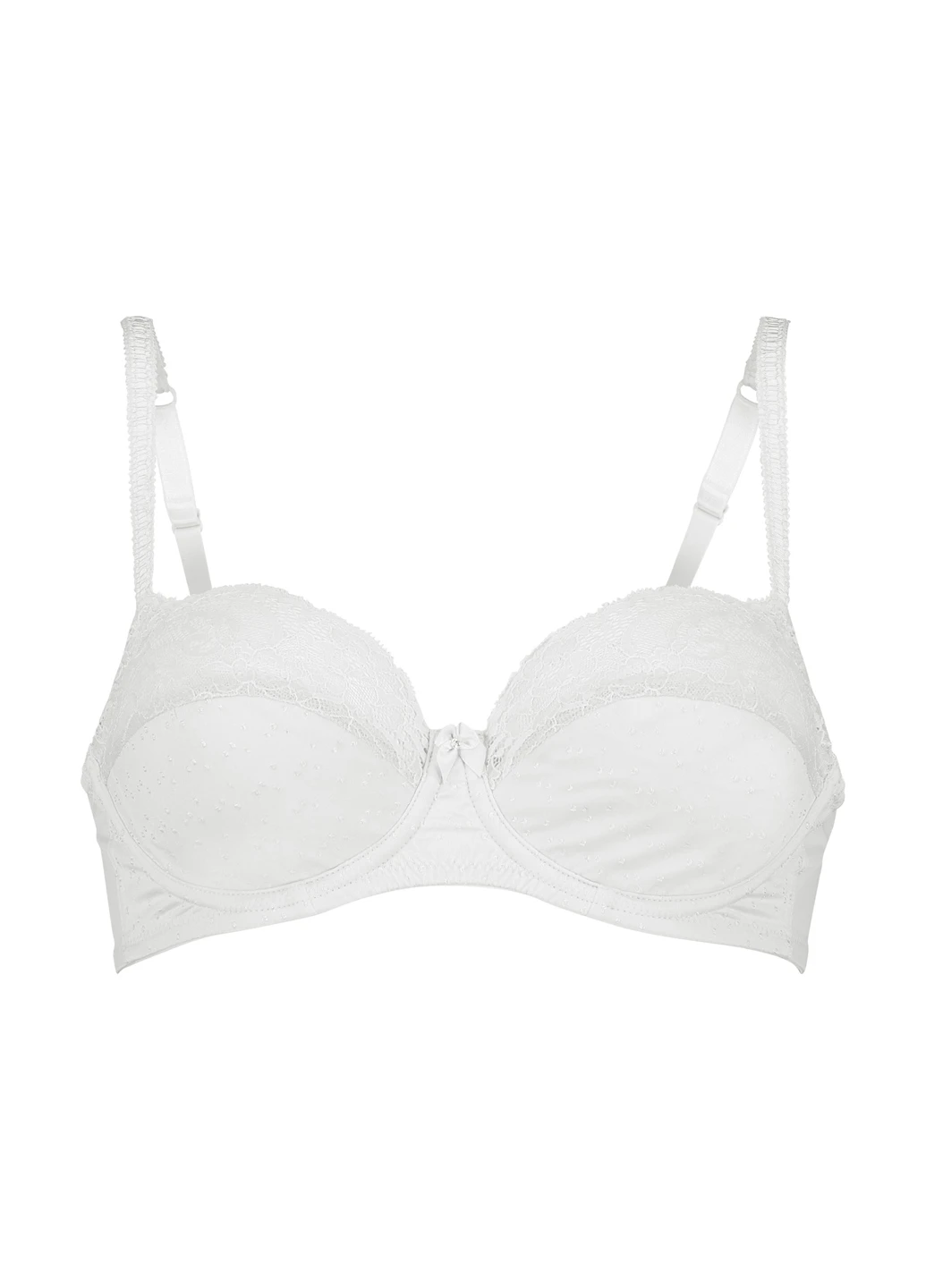 Білий мінімайзер бюстгальтер Hunkemoller з кісточками поліамід