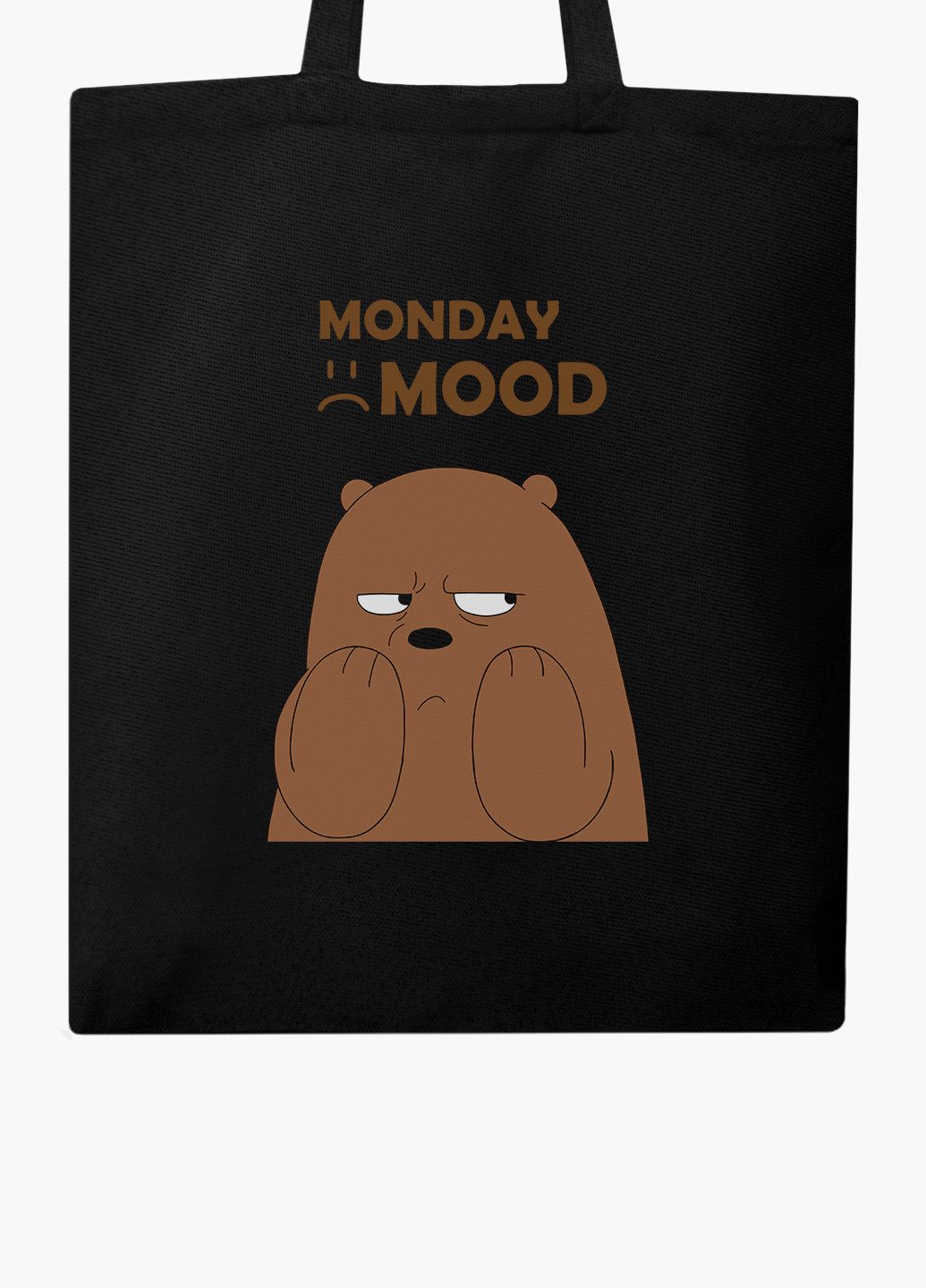 Эко сумка шоппер Вся правда о медведях (We Bare Bears) (9227-2900-BK) MobiPrint (236265423)