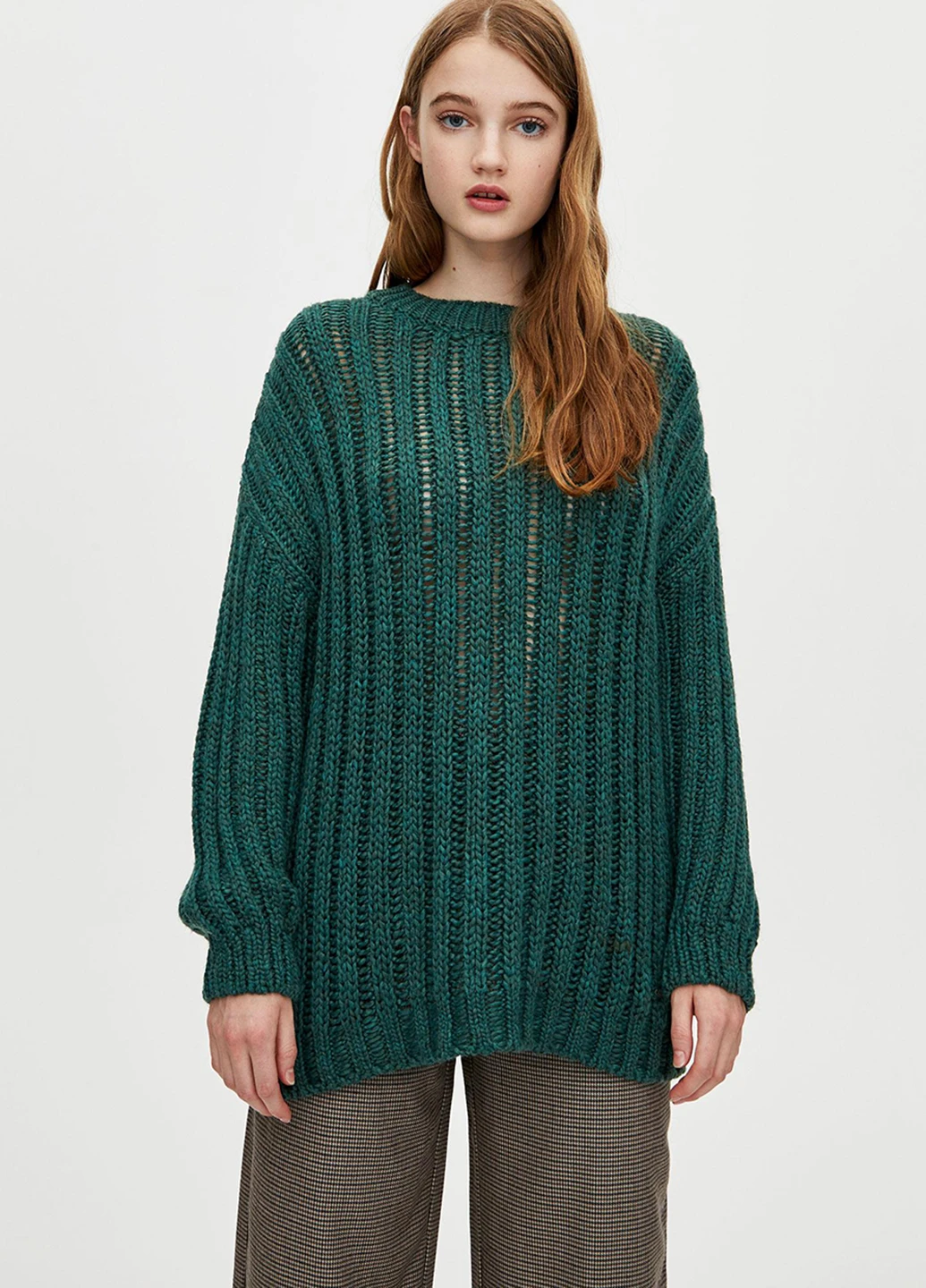 Зелений демісезонний джемпер джемпер Pull & Bear