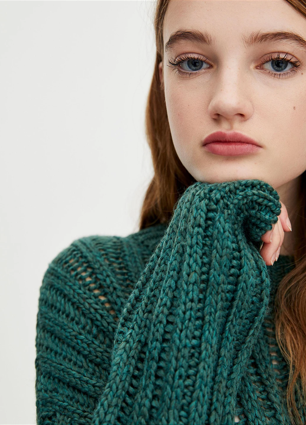 Зелений демісезонний джемпер джемпер Pull & Bear
