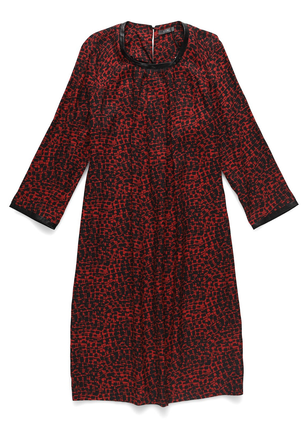 Комбинированное кэжуал платье Kiomi с абстрактным узором