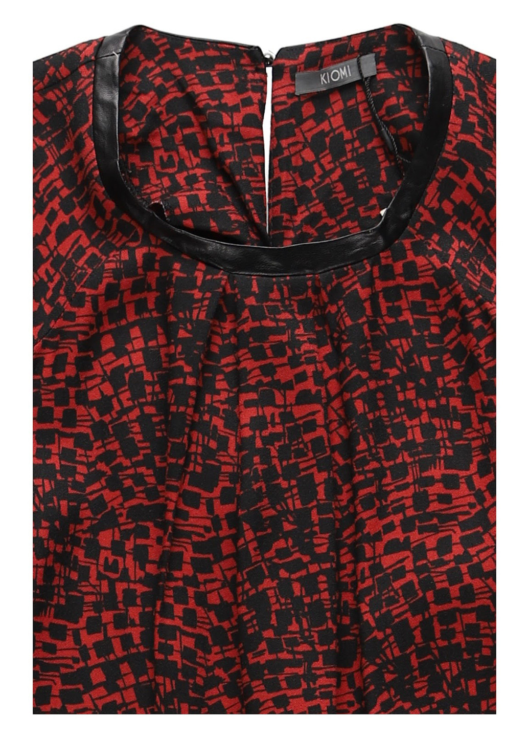 Комбинированное кэжуал платье Kiomi с абстрактным узором