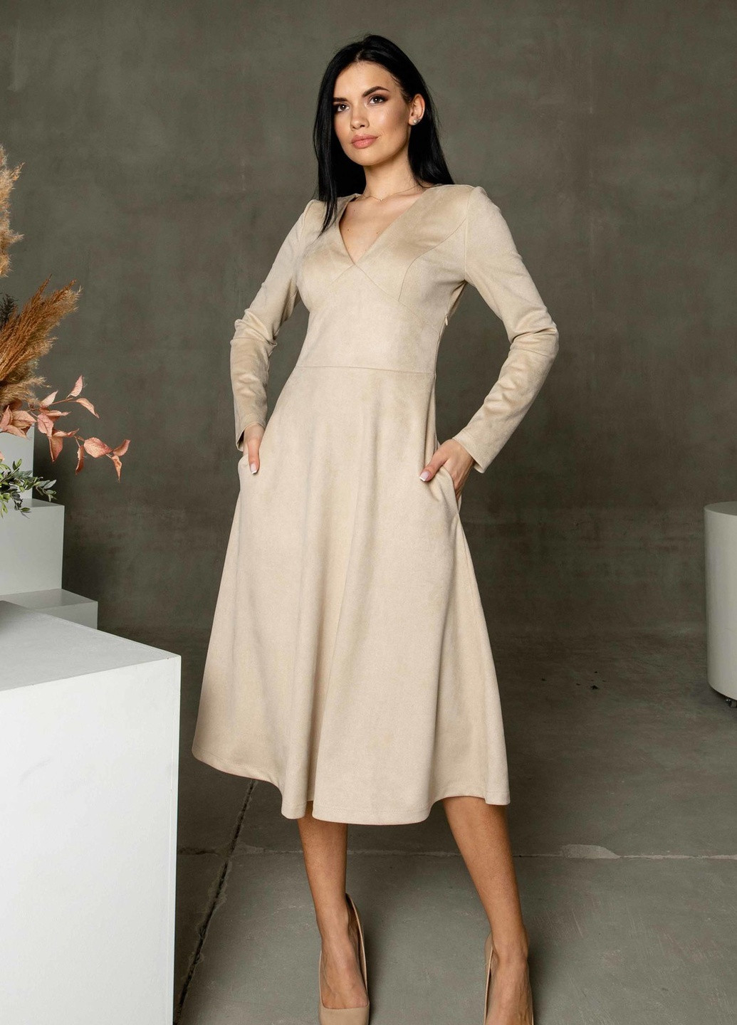 Жовтий кежуал сукня Ри Мари однотонна