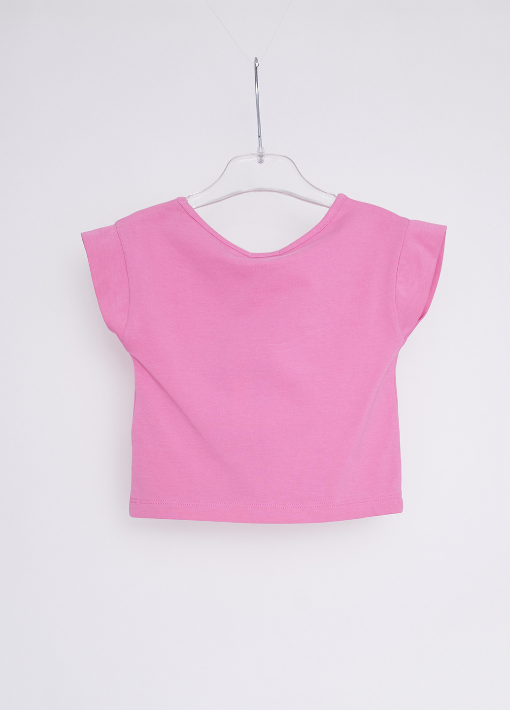 Розовая летняя футболка Mandarino