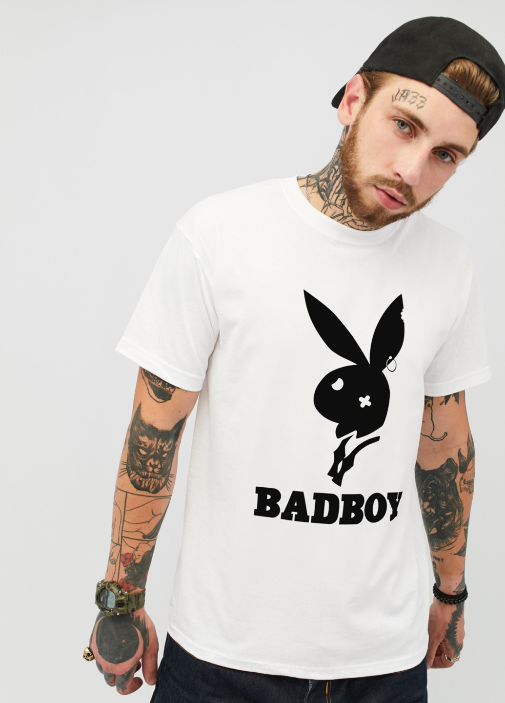 Біла футболка YAPPI