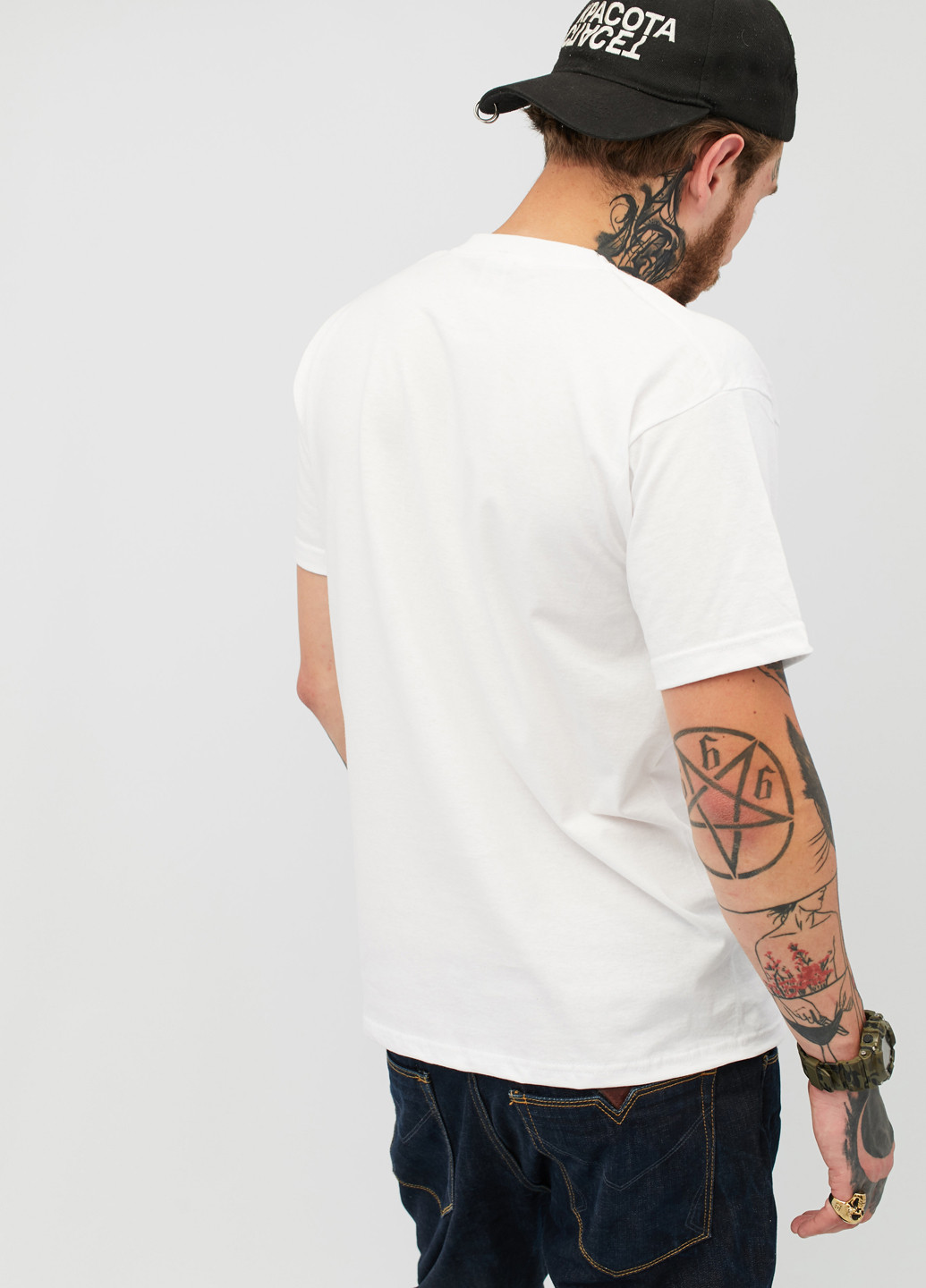 Біла футболка YAPPI