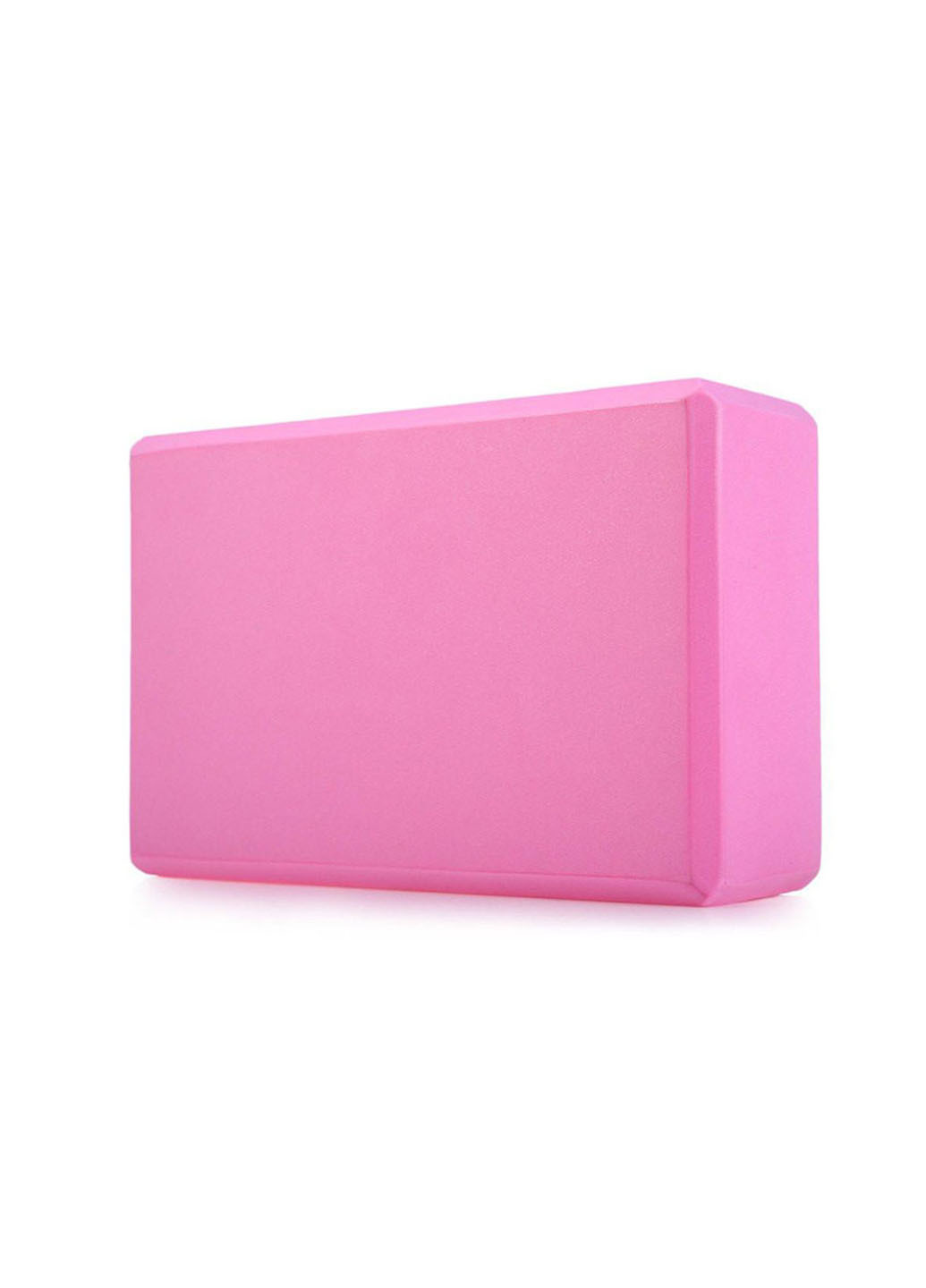 Блок для йоги (йога блок, кирпич для йоги) розовый EasyFit (236530224)