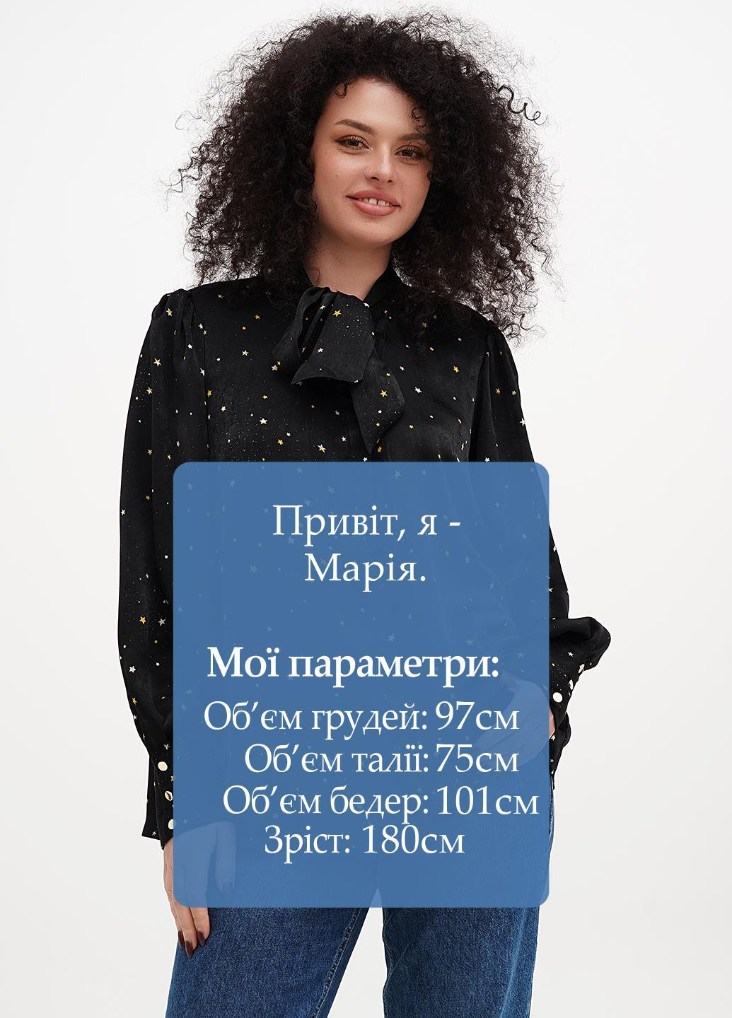 Чёрная блуза investments woman