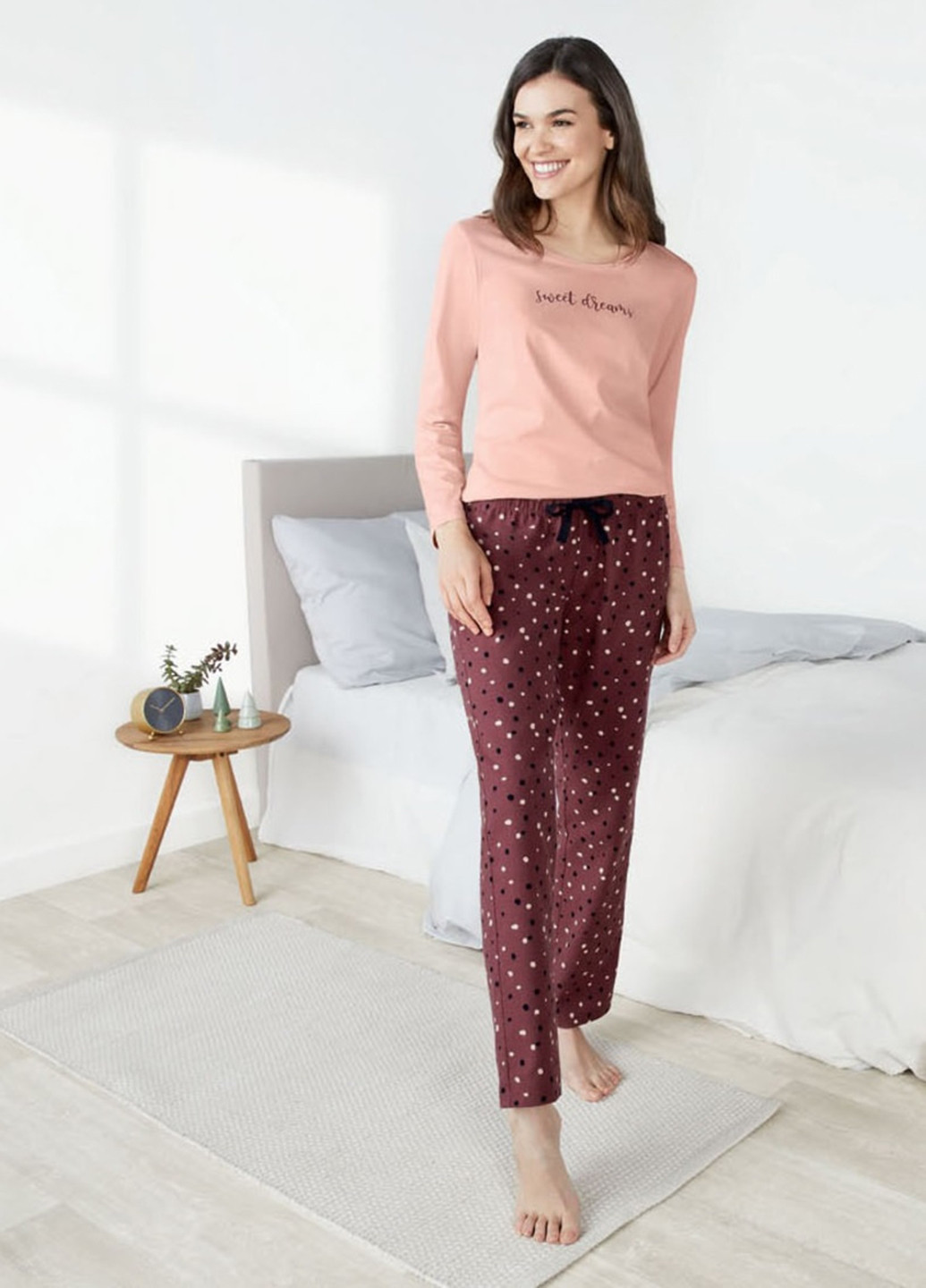 Комбінована зимня піжама (лонгслів, штани) Esmara