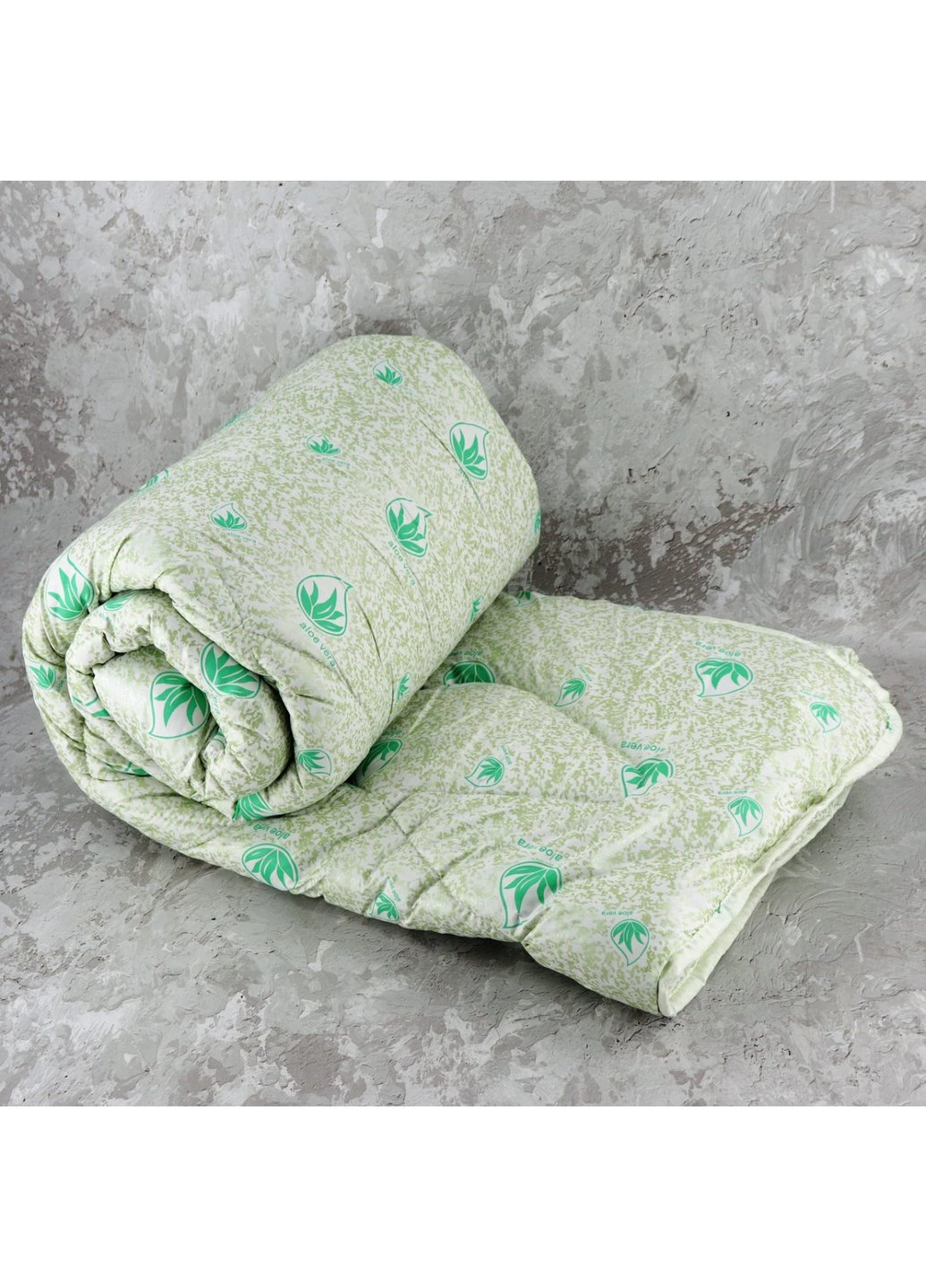 Одеяло закрытое холлофайбер с пропиткой ALOE VERA (Микрофибра) Двуспальное 175х210 55072 Moda (254782715)