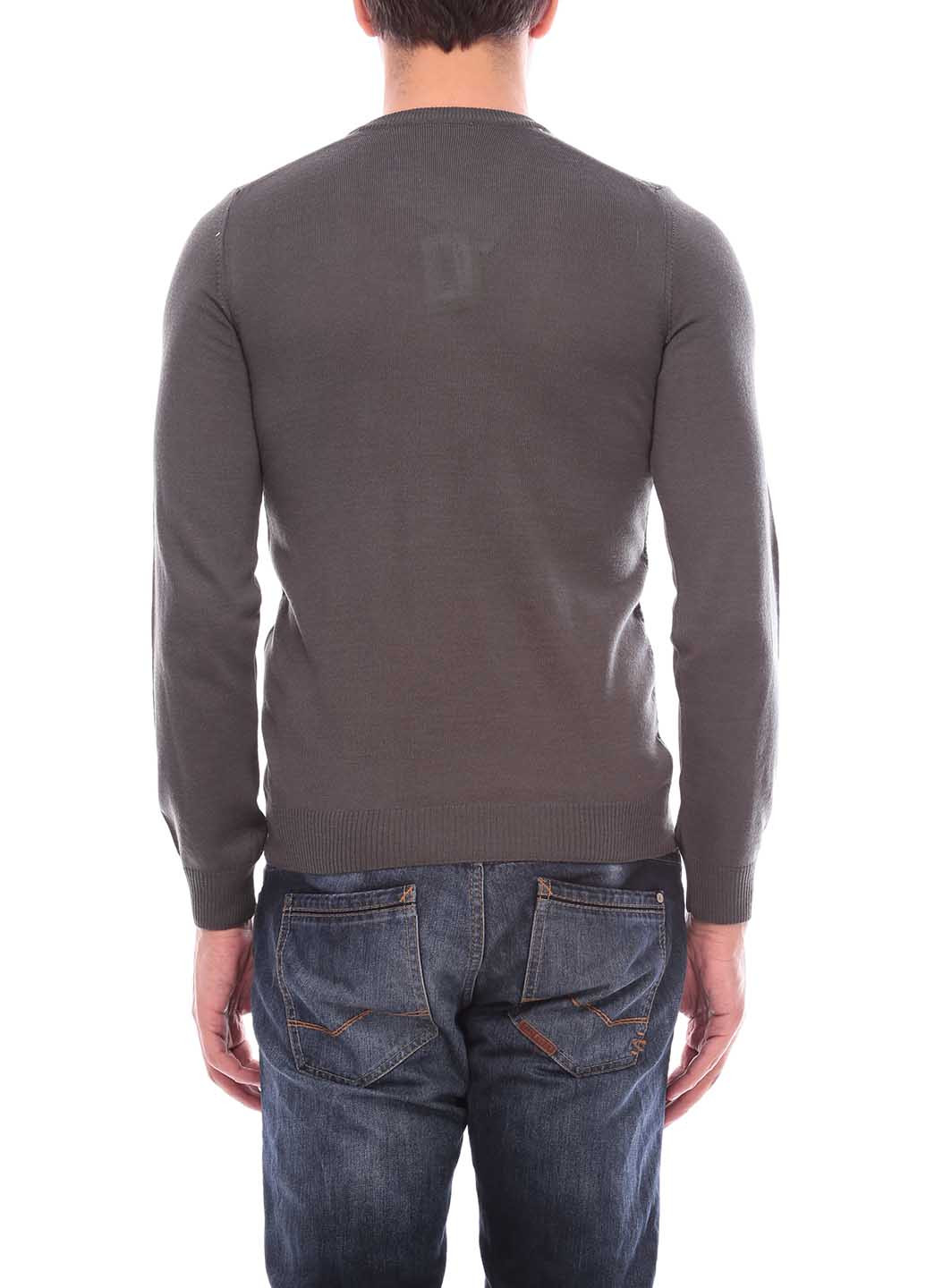 Темно-серый демисезонный пуловер пуловер Flash