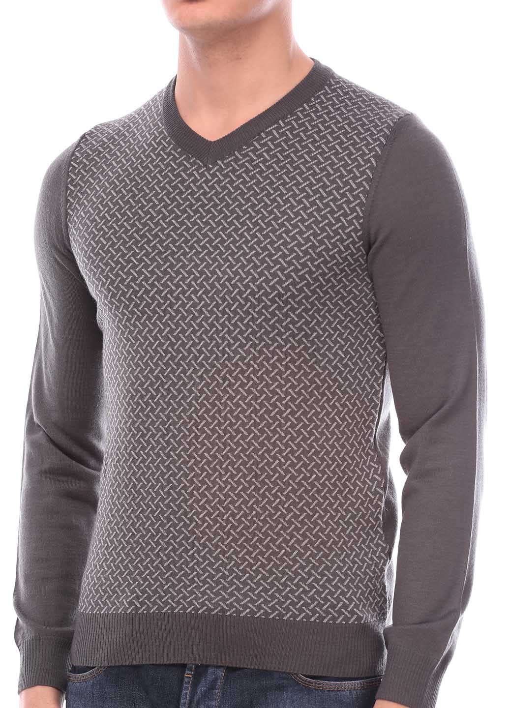Темно-серый демисезонный пуловер пуловер Flash