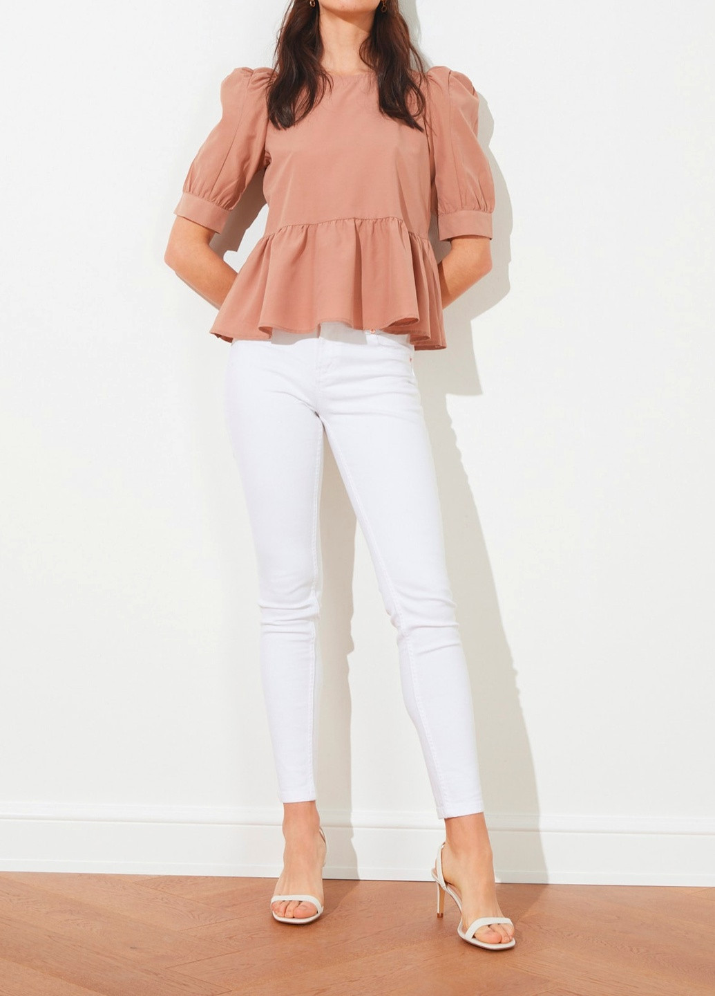 Пудрова блуза AMORI