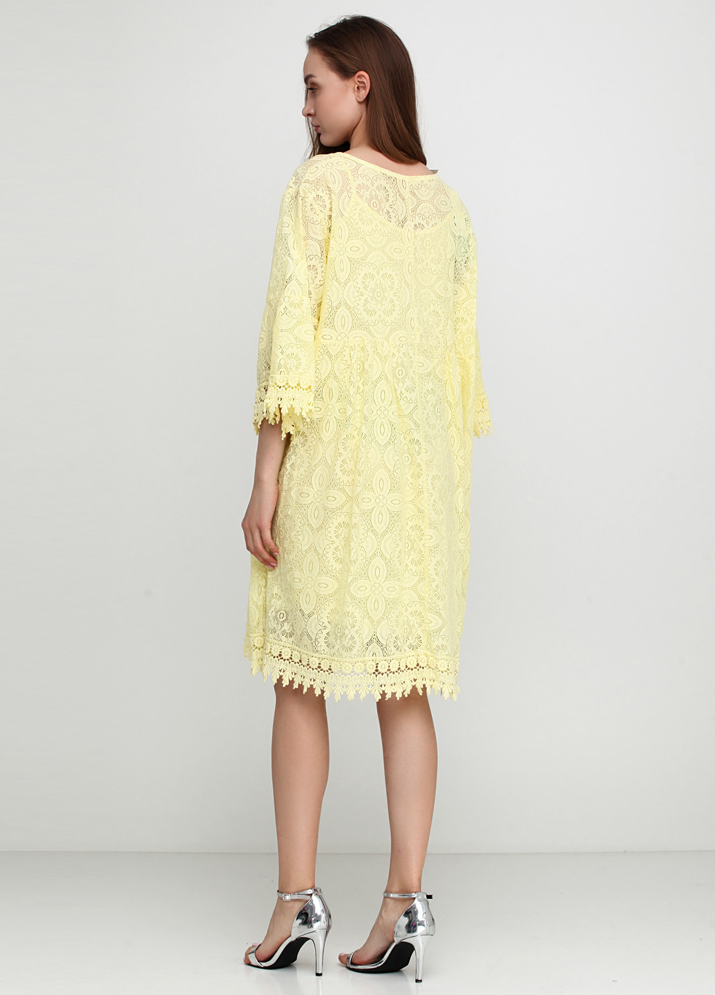 Жовтий кежуал сукня Italy Moda однотонна