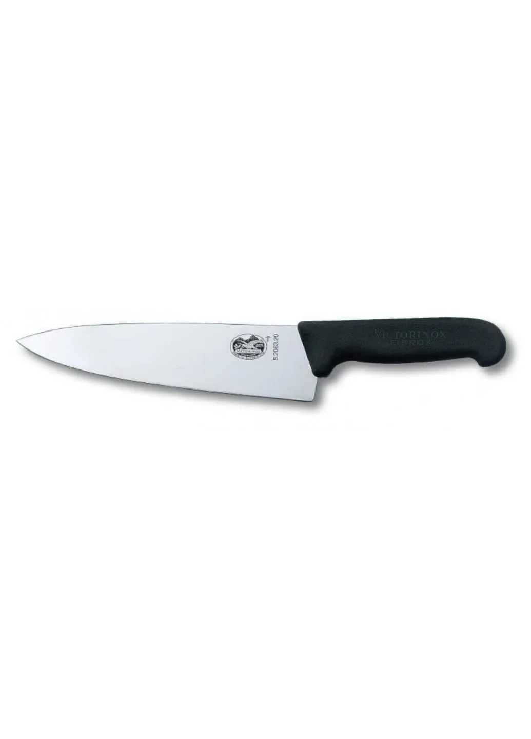 Кухонний ніж Fibrox обробний 20 см, чорний (5.2063.20) Victorinox (254073648)
