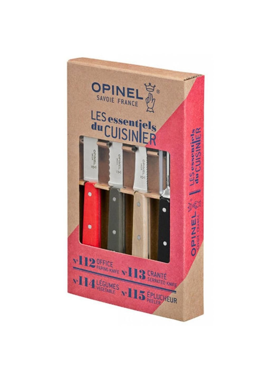Набір ножів Les Essentiels Loft 4шт (001626) Opinel комбінований,