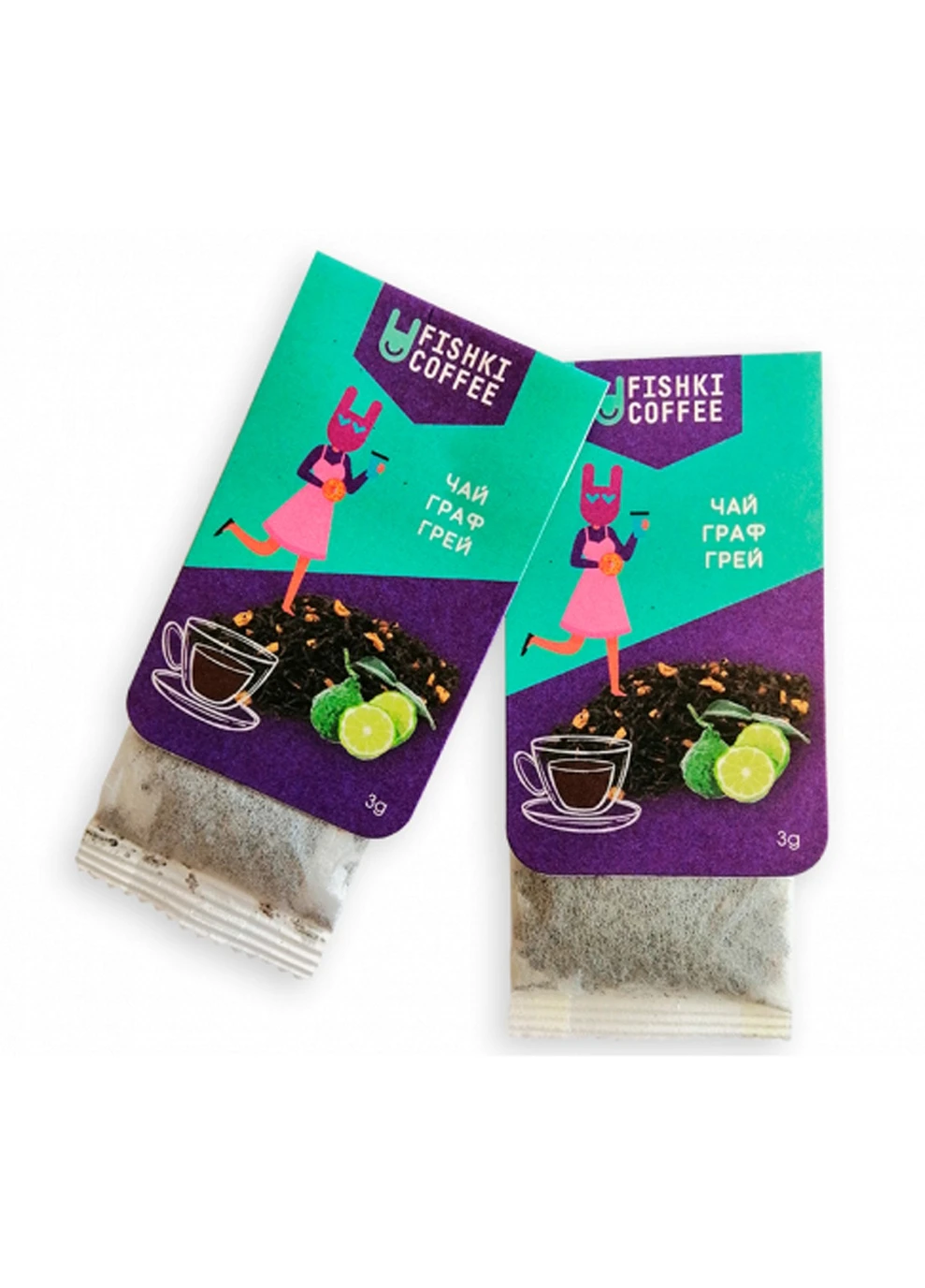 Чай Граф Грей, 20шт * 3г Fishki Coffee (229474089)