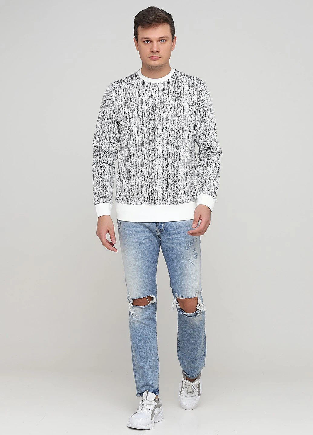 Голубые демисезонные джинсы H&M
