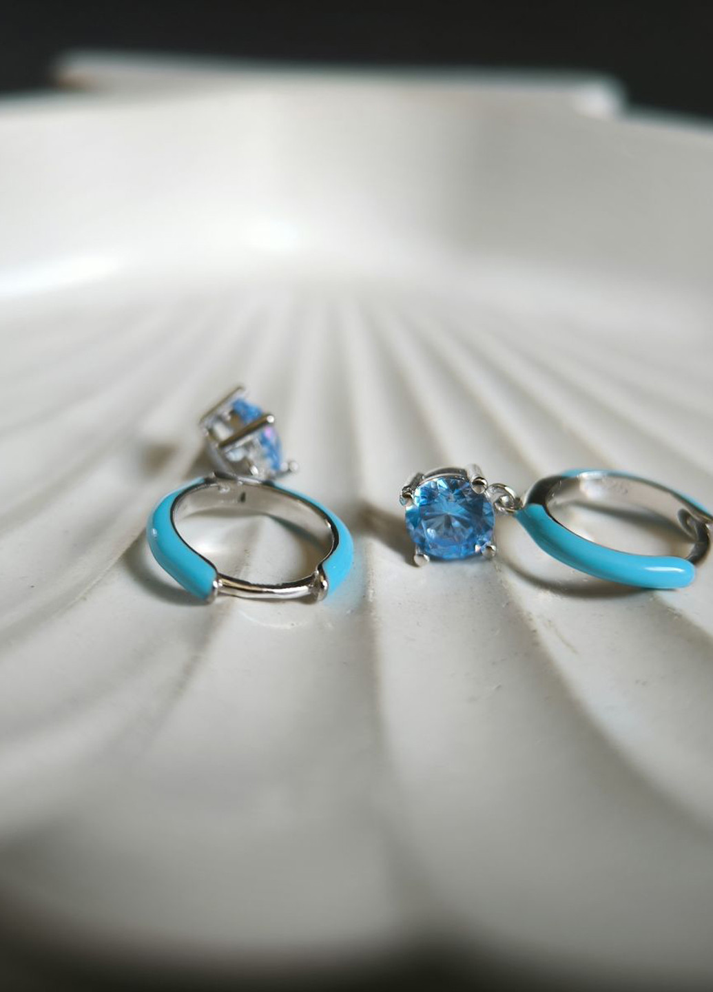 Сережки Silver Flame (350941494)