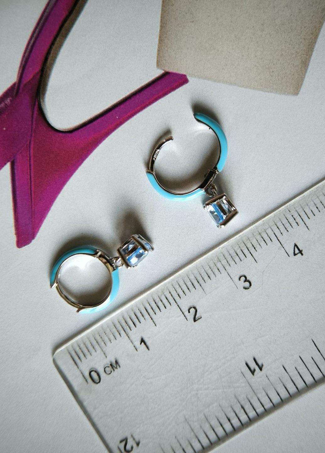 Сережки Silver Flame (350941494)