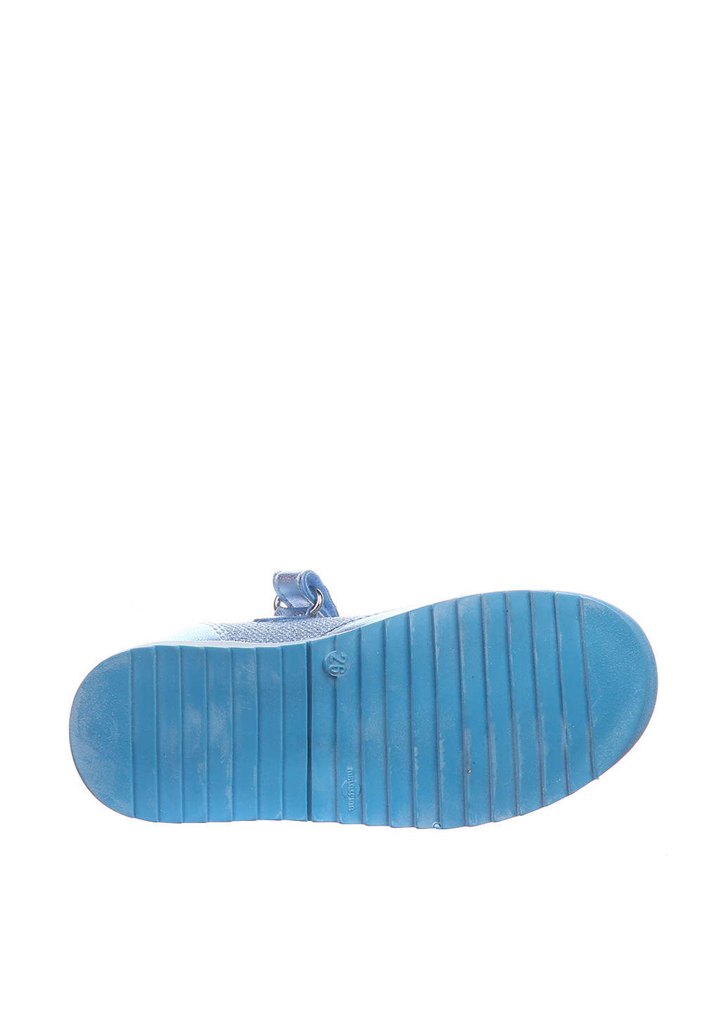 Голубые туфли без каблука Naturino