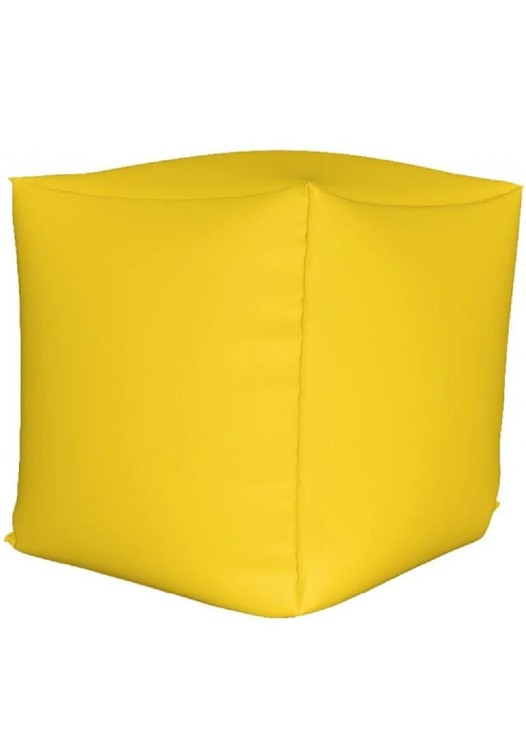 Безкаркасне крісло мішок пуф куб D33 см (31260-Нов) Жовтий Francesco Marconi (251169343)