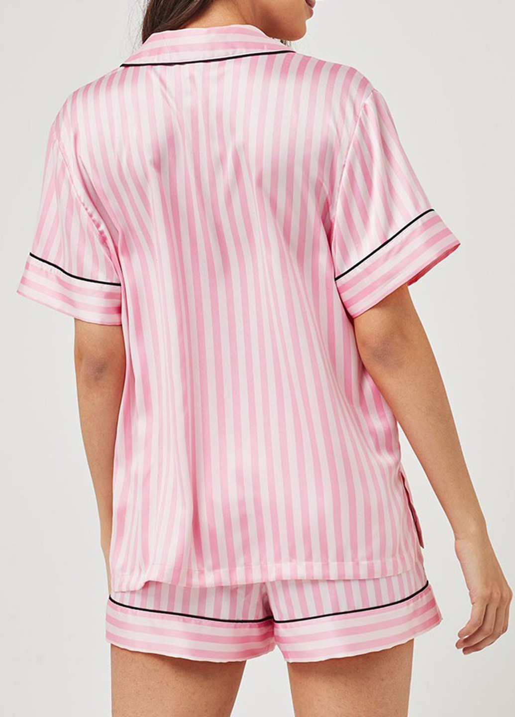 Розовая всесезон пижама (рубашка, шорты) рубашка + шорты Victoria's Secret