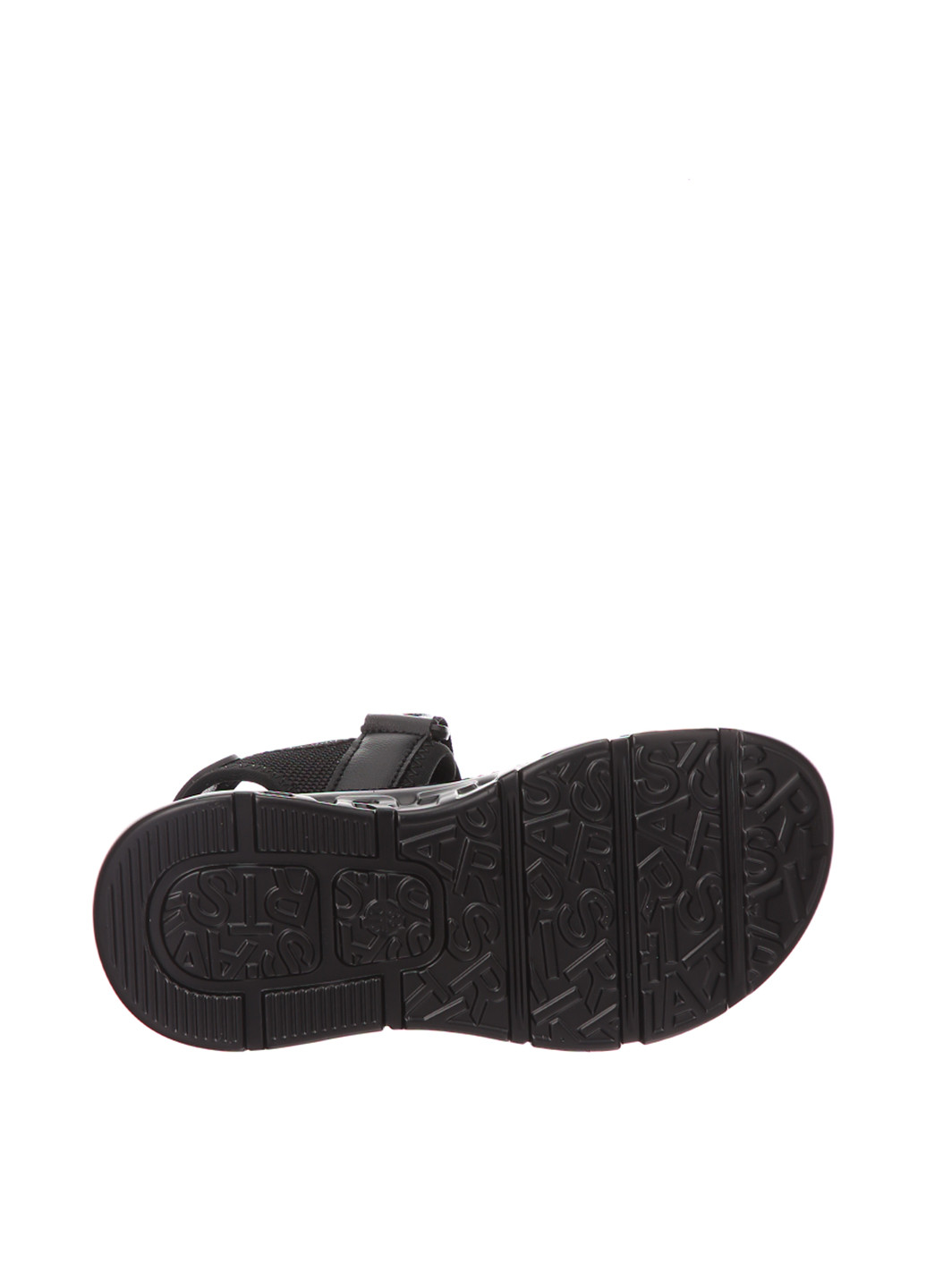 Темно-серые кэжуал сандалии Clibee на липучке