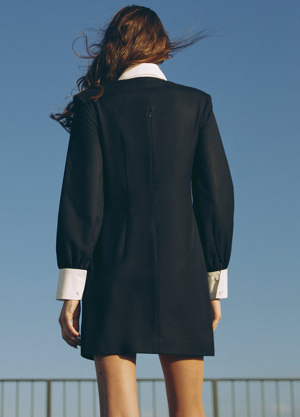 Чорна кежуал сукня сукня-сорочка Gepur однотонна