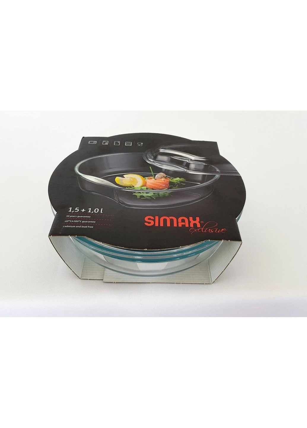 Форма для запікання Exclusive 1,5л з кришкою Simax (255277698)