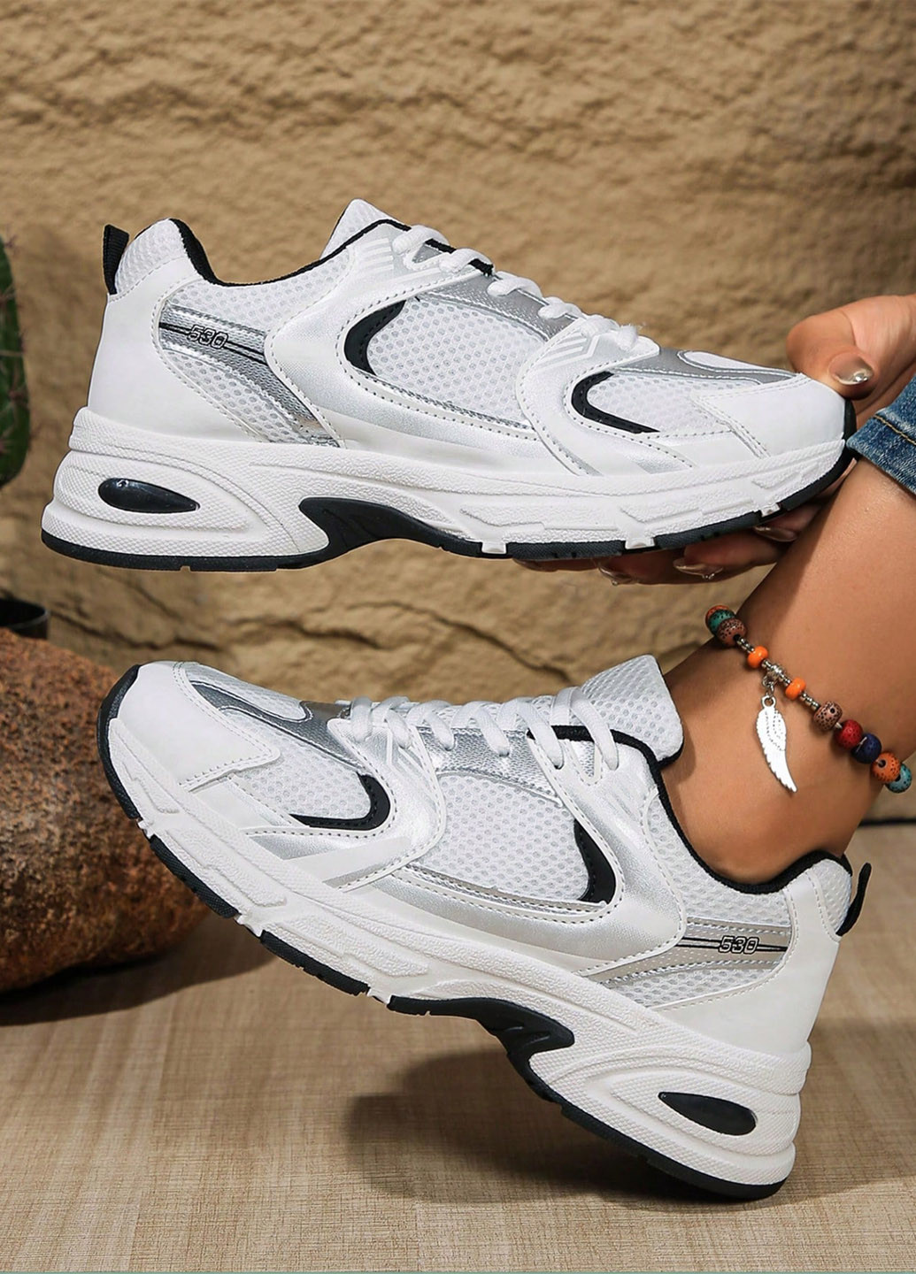 Кросівки SHEIN білі демісезони (346756071)