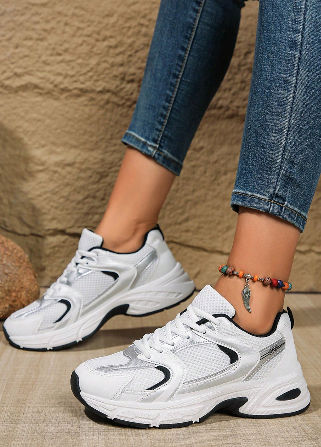 Кросівки SHEIN білі демісезони (346756071)