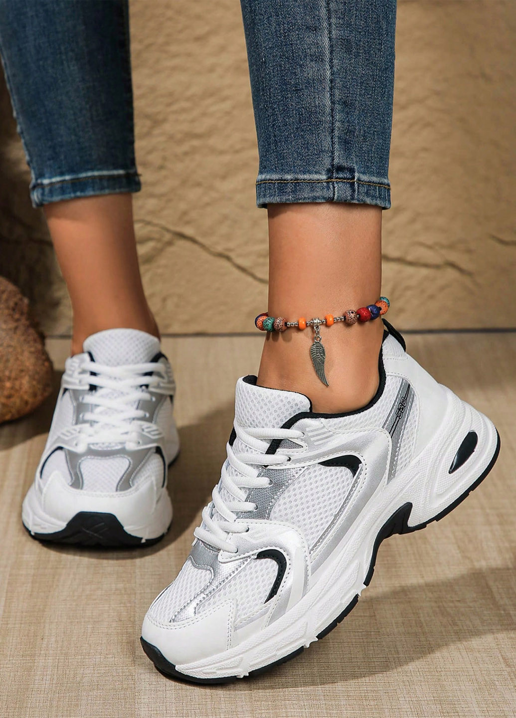 Кросівки SHEIN білі демісезони (346756071)