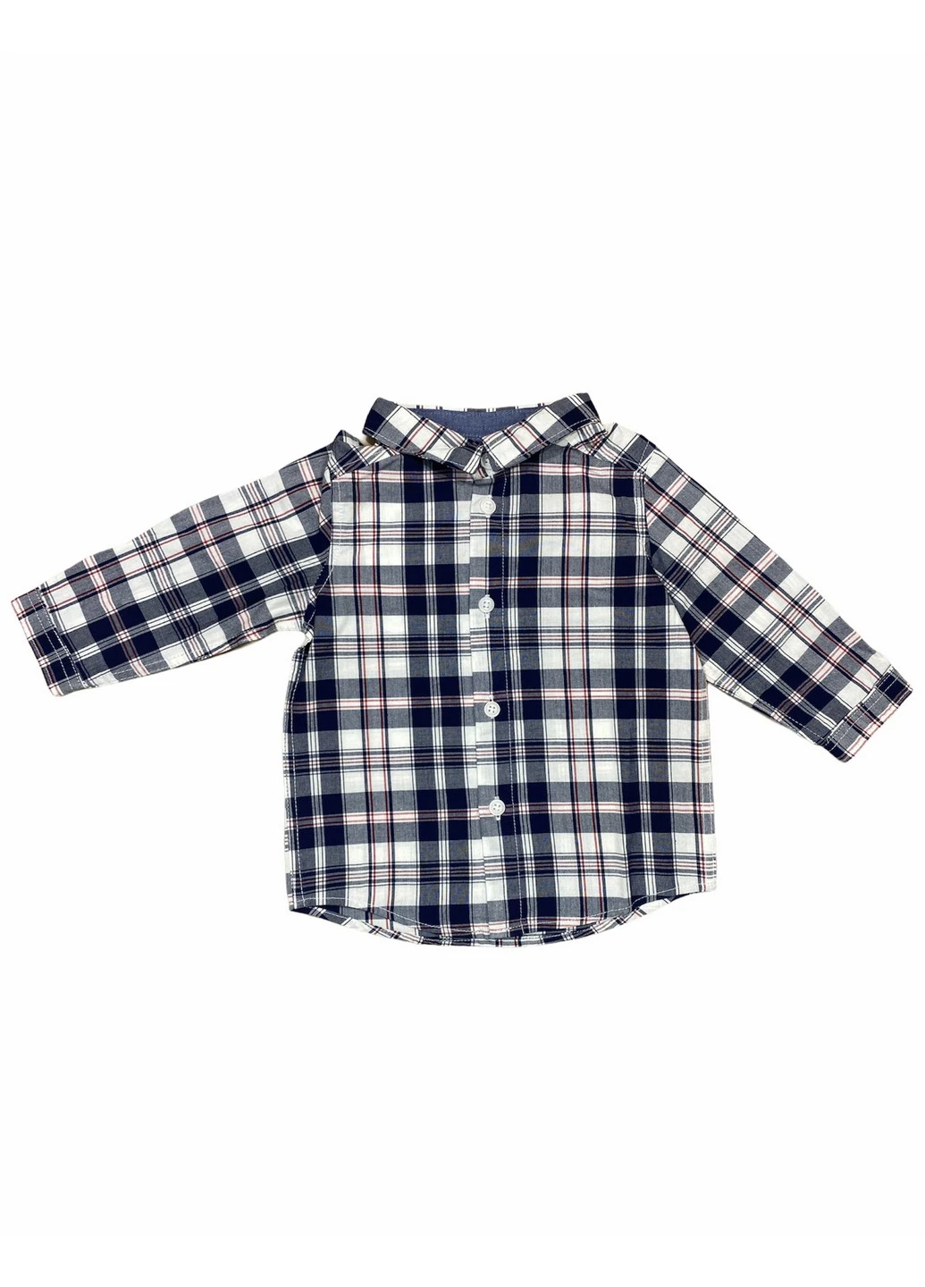Синяя кэжуал рубашка H&M
