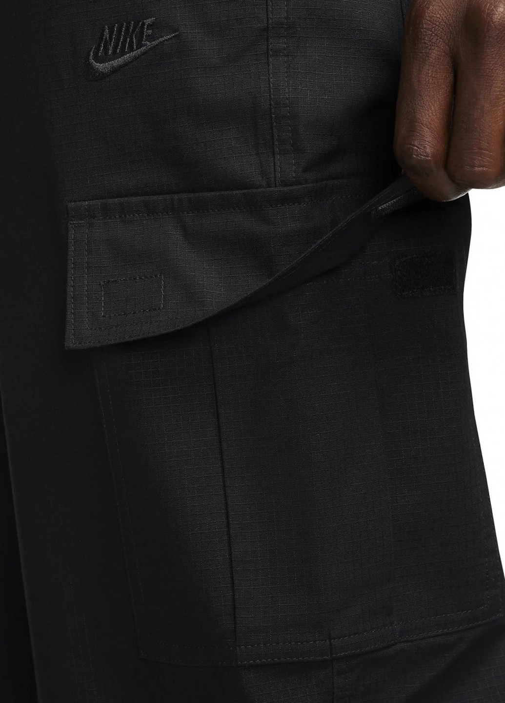 Черные кэжуал летние карго брюки Nike
