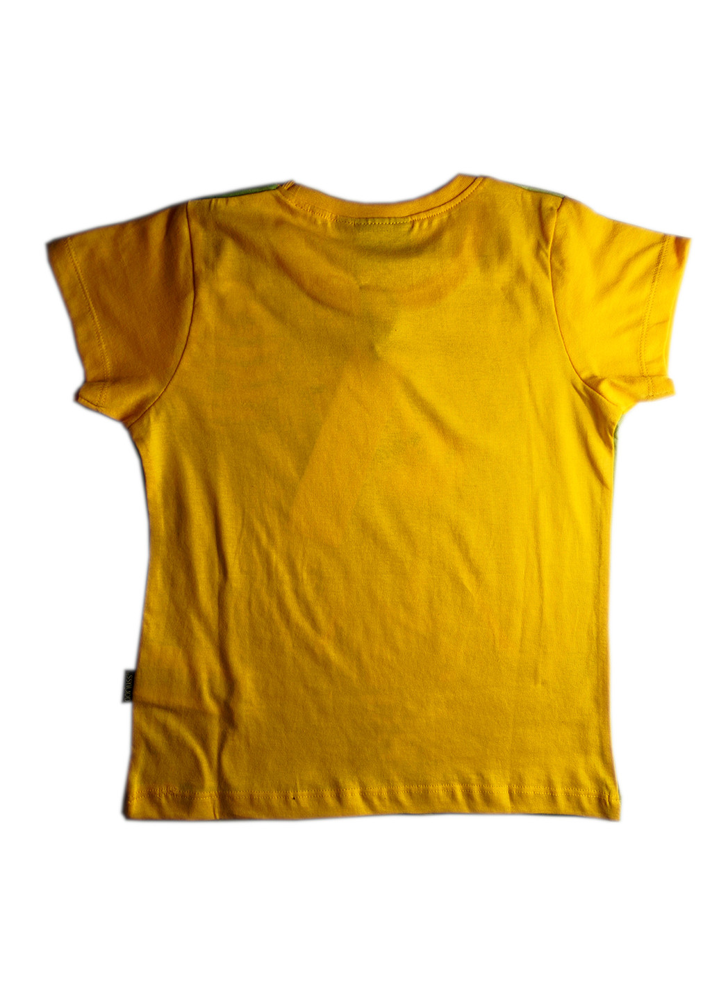 Желтая летняя футболка с коротким рукавом Giulio Santoro