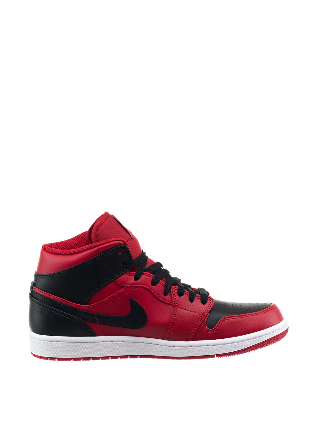 Красные демисезонные кроссовки 554724-660_2024 Jordan 1 MID