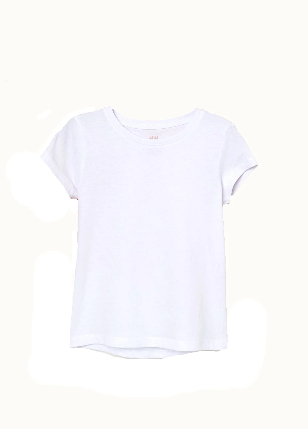 Біла літня футболка H&M