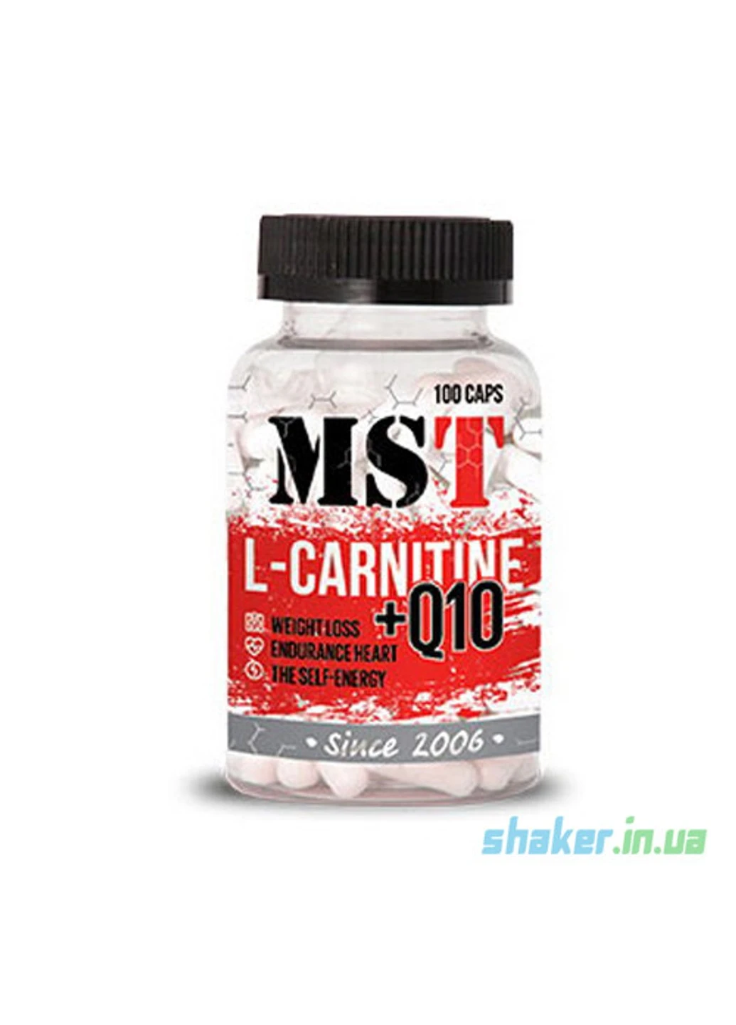 Л-карнитин L-Carnitine + Q10 (100 капс) мст MST (255362841)