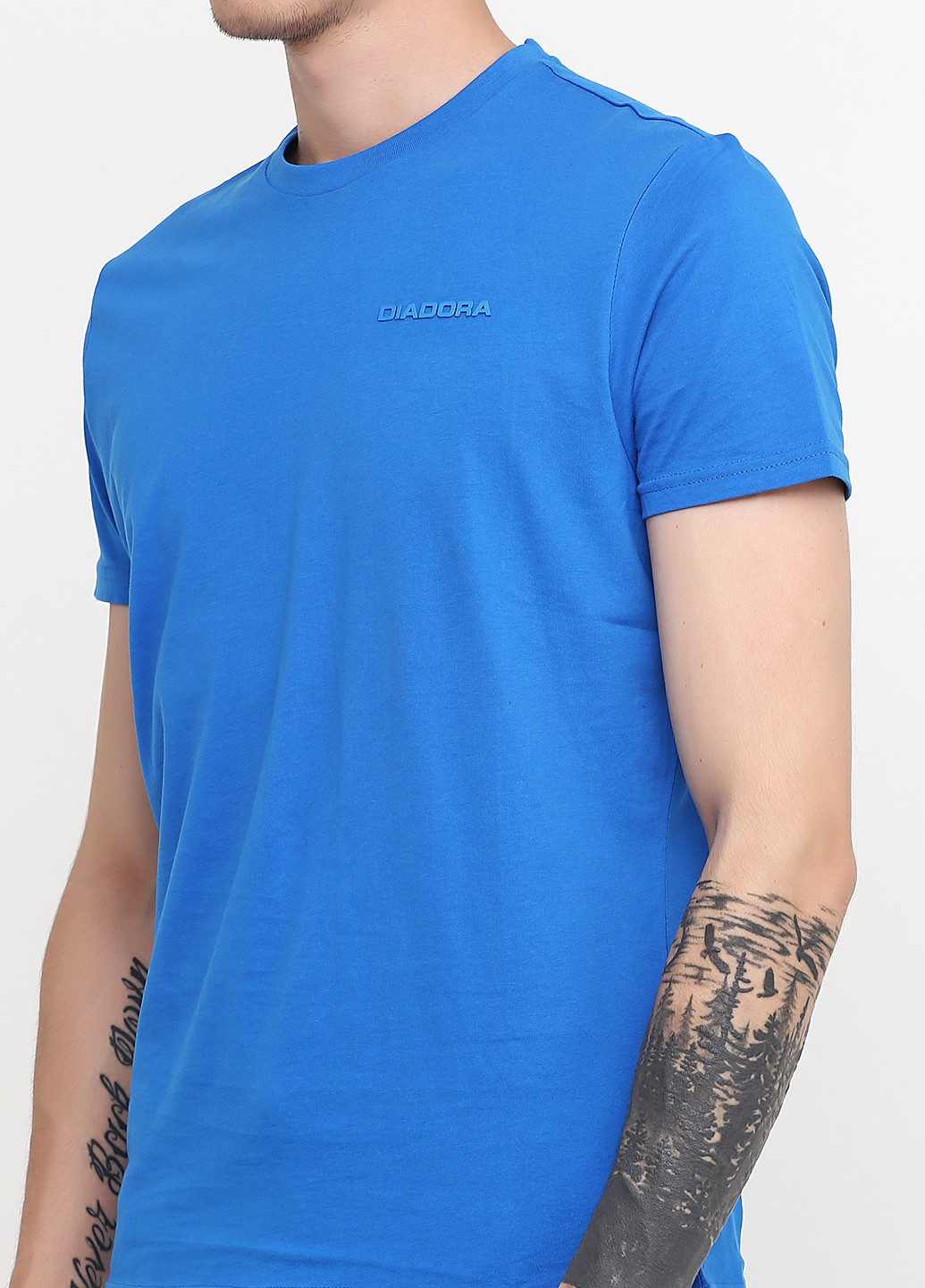 Синя футболка з коротким рукавом Diadora