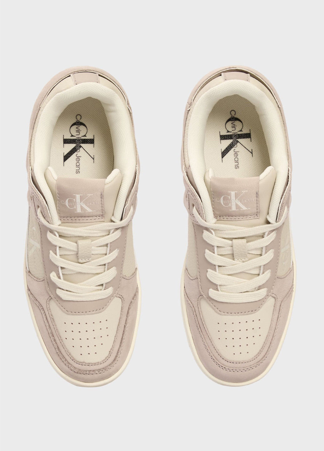 Кроссовки Calvin Klein Jeans бежевые демисезоны (347246538)