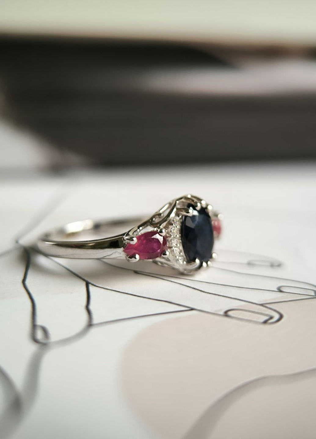 Каблучка Silver Flame (354214790)