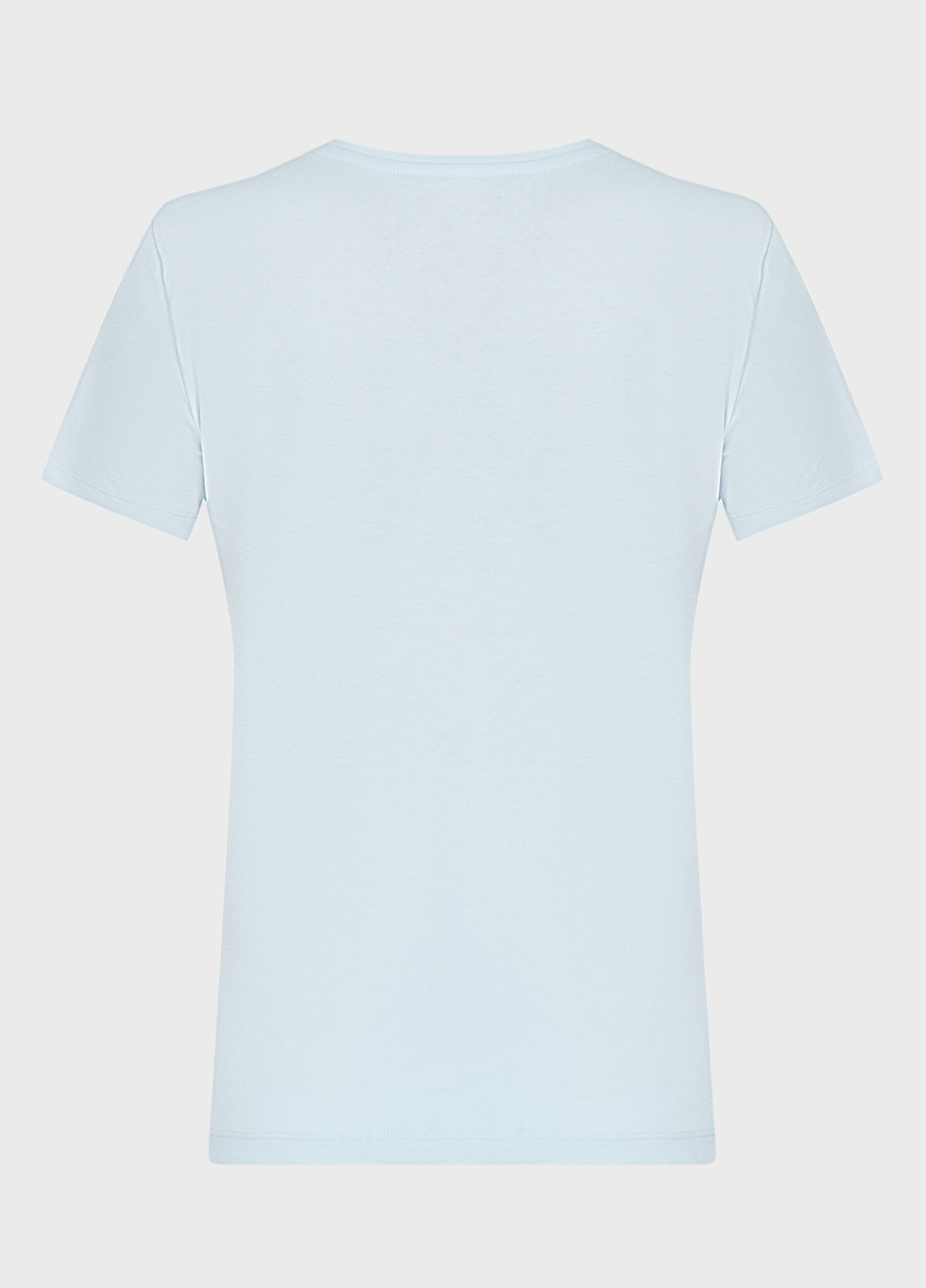 Светло-голубая летняя футболка Guess