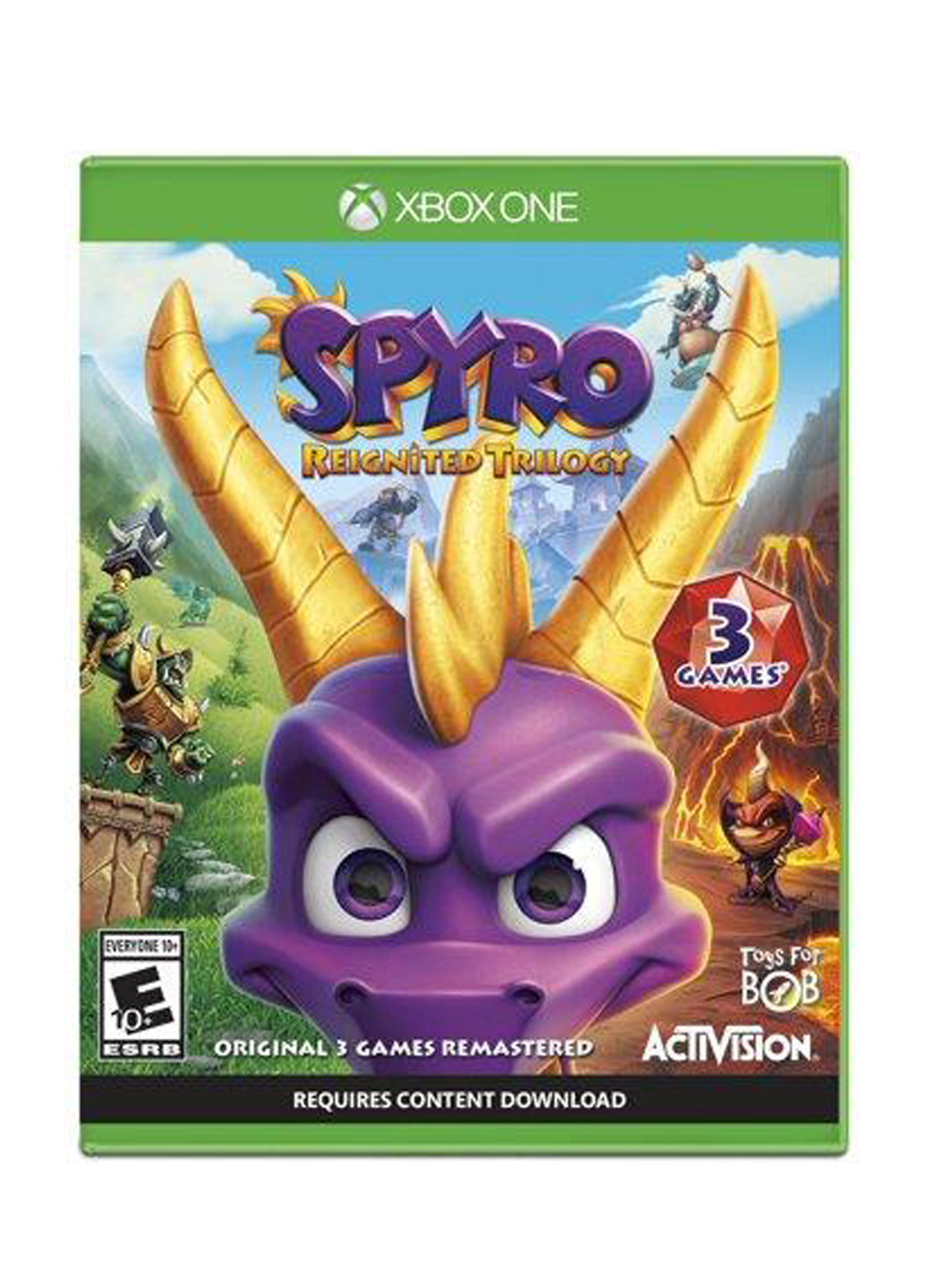 Гра Xbox One Spyro Reignited Trilogy [Blu-Ray диск] Games Software игра xbox one spyro reignited trilogy [blu-ray диск] (150134278)